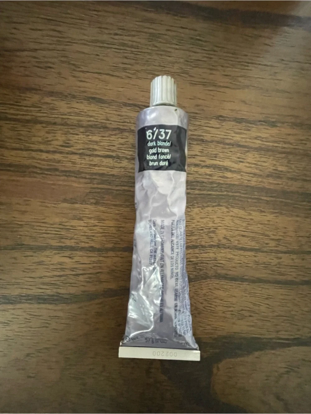 6/37 Dark Blonde/Gold Brown Hair Color Cream